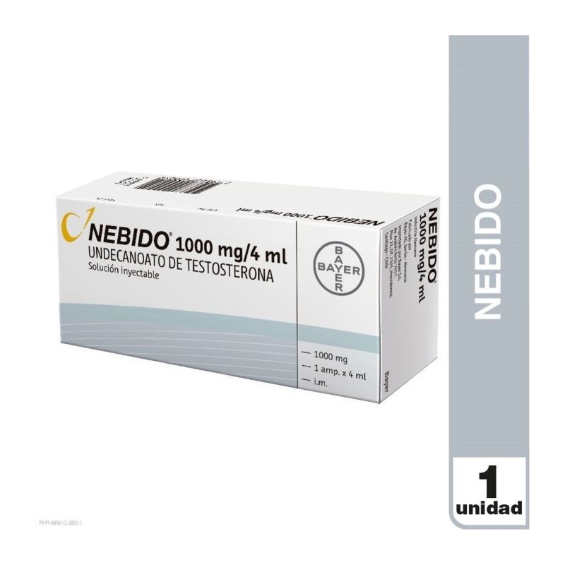 Último Continental hipocresía Nebido 250 Mg./Ml. 1 Ampolla | Farmacias Meddica